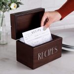 Apace Living Wooden Recipe Boxes