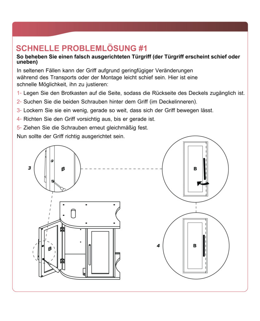 troubleshooting first german