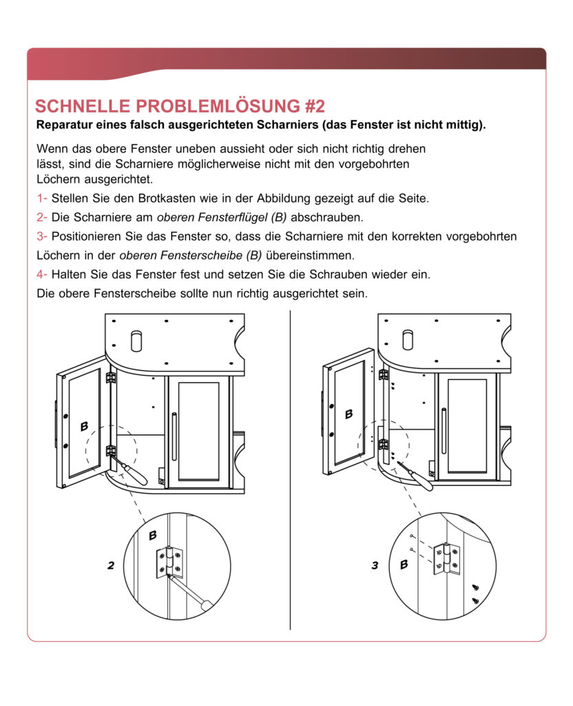 troubleshooting second german