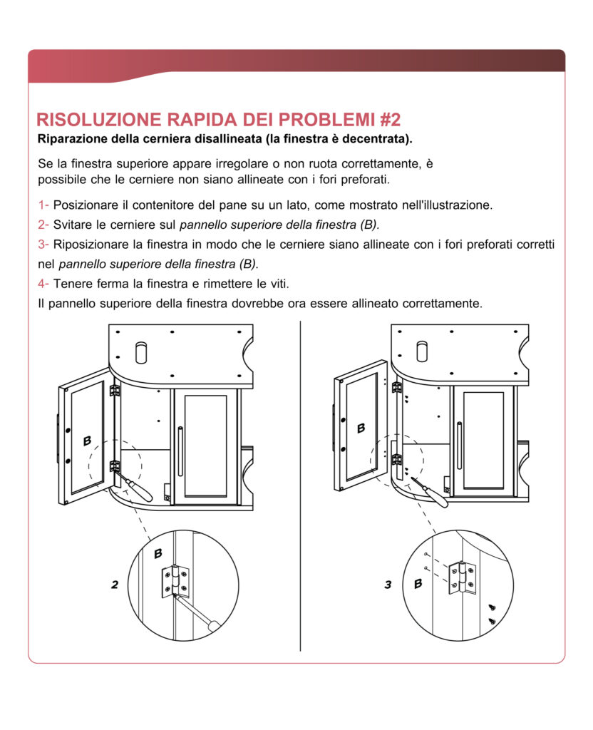 troubleshooting second italian